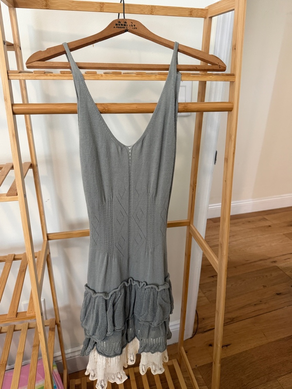 Urban outfitters Kimchi Blue Tessa Tiered Sweater Tank Mini Dress